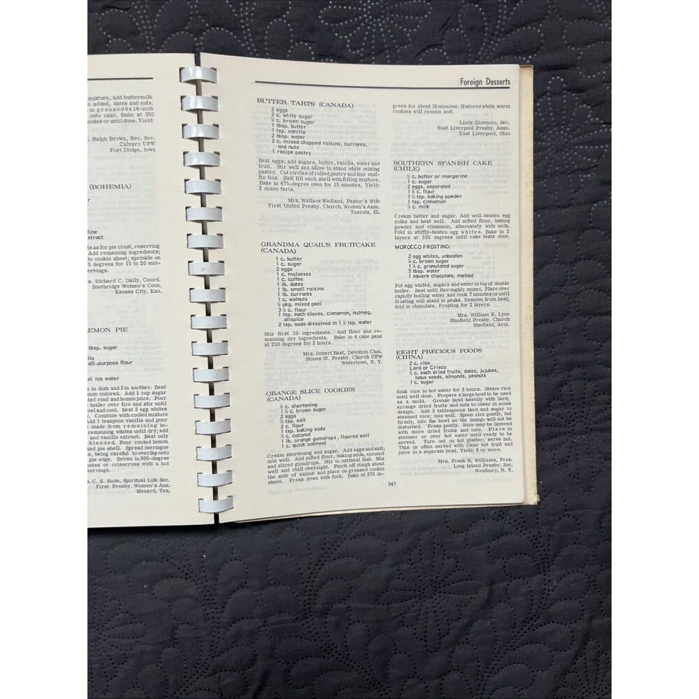VTG Favorite Recipes Of Presbyterian Women 1968 Desserts W/Party Beverages Home